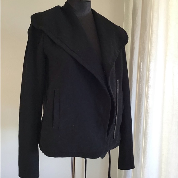 WSL2886 JAMES PERSE Soft Drape Knit Twill Moto Jacket - Picture 2 of 8